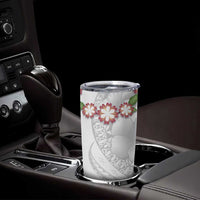 Manuia le Aso Sa o Tamaiti Tonga Tumbler Cup White Sunday Heilala Lei LT9 - Polynesian Pride