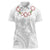 Manuia le Aso Sa o Tamaiti Tonga Women Polo Shirt White Sunday Heilala Lei