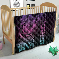 Hawaiian Sea Turtle Quilt Pink Hibiscus Flowers and Kakau Pattern LT9 - Polynesian Pride