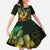 Hawaiian Sea Turtle Family Matching Off Shoulder Maxi Dress and Hawaiian Shirt Reggae Hibiscus Flowers and Kakau Pattern