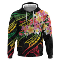 Kiribati Red Jasmine Mango Hoodie Reggae Polynesian Art Vibe LT9 Pullover Hoodie Reggae - Polynesian Pride