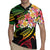 Kiribati Red Jasmine Mango Rugby Jersey Reggae Polynesian Art Vibe