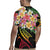 Kiribati Red Jasmine Mango Rugby Jersey Reggae Polynesian Art Vibe