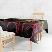Kiribati Red Jasmine Mango Tablecloth Reggae Polynesian Art Vibe LT9 - Polynesian Pride