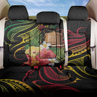Personalised Tokelau Tropical Flowers Back Car Seat Cover Reggae Polynesian Art Vibe LT9 One Size Reggae - Polynesian Pride