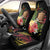 Personalised Tokelau Tropical Flowers Car Seat Cover Reggae Polynesian Art Vibe