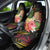 Personalised Tokelau Tropical Flowers Car Seat Cover Reggae Polynesian Art Vibe