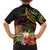 Personalised Tokelau Tropical Flowers Family Matching Off Shoulder Maxi Dress and Hawaiian Shirt Reggae Polynesian Art Vibe