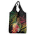 Personalised Tokelau Tropical Flowers Grocery Bag Reggae Polynesian Art Vibe