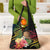 Personalised Tokelau Tropical Flowers Grocery Bag Reggae Polynesian Art Vibe