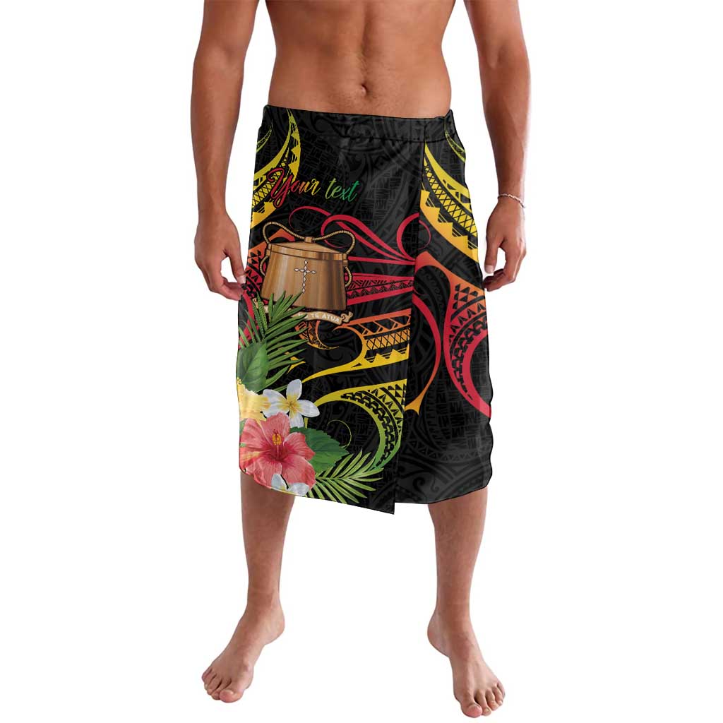 Personalised Tokelau Tropical Flowers Lavalava Reggae Polynesian Art Vibe