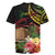 Personalised Tokelau Tropical Flowers Rugby Jersey Reggae Polynesian Art Vibe