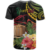 Personalised Tokelau Tropical Flowers T Shirt Reggae Polynesian Art Vibe LT9 - Polynesian Pride