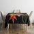 Personalised Tokelau Tropical Flowers Tablecloth Reggae Polynesian Art Vibe