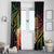 Personalised Tokelau Tropical Flowers Window Curtain Reggae Polynesian Art Vibe