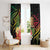 Personalised Tokelau Tropical Flowers Window Curtain Reggae Polynesian Art Vibe