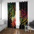 Personalised Tokelau Tropical Flowers Window Curtain Reggae Polynesian Art Vibe