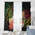 Personalised Tokelau Tropical Flowers Window Curtain Reggae Polynesian Art Vibe