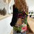 Personalised Tokelau Tropical Flowers Women Casual Shirt Reggae Polynesian Art Vibe