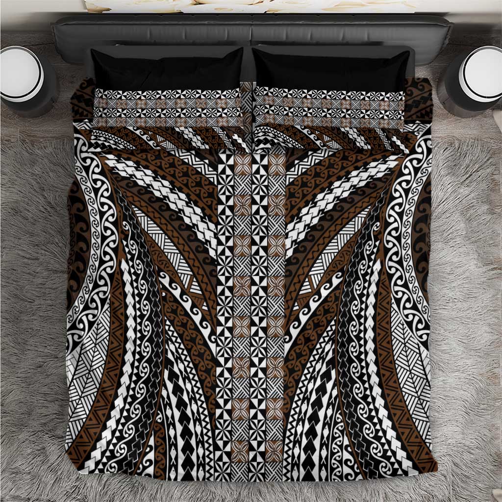 Brown Tongan Polynesian Tribal Bedding Set LT9 Brown - Polynesian Pride