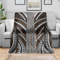 Brown Tongan Polynesian Tribal Blanket LT9 - Polynesian Pride