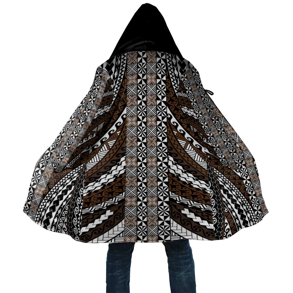 Brown Tongan Polynesian Tribal Cloak LT9 Unisex Brown - Polynesian Pride