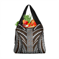 Brown Tongan Polynesian Tribal Grocery Bag LT9 1-pack One Size Brown - Polynesian Pride