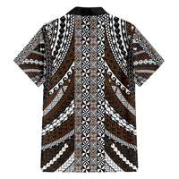 Brown Tongan Polynesian Tribal Hawaiian Shirt LT9 - Polynesian Pride