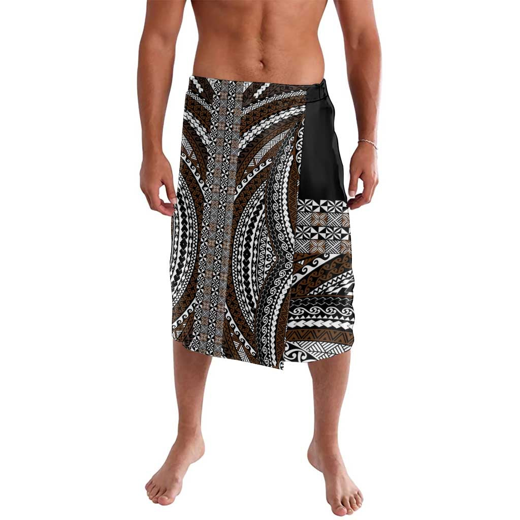 Brown Tongan Polynesian Tribal Lavalava LT9 Brown - Polynesian Pride