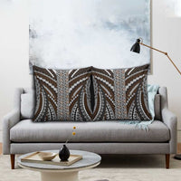 Brown Tongan Polynesian Tribal Pillow Cover LT9 - Polynesian Pride