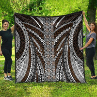Brown Tongan Polynesian Tribal Quilt LT9 - Polynesian Pride