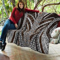 Brown Tongan Polynesian Tribal Quilt LT9 - Polynesian Pride