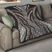 Brown Tongan Polynesian Tribal Quilt LT9 - Polynesian Pride