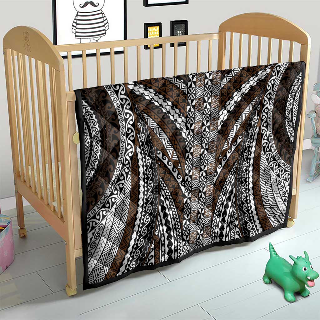 Brown Tongan Polynesian Tribal Quilt LT9 - Polynesian Pride