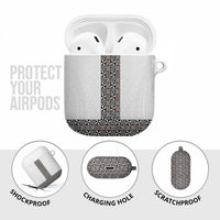 Light Gray Tongan Polynesian Tribal AirPods Case LT9 - Polynesian Pride