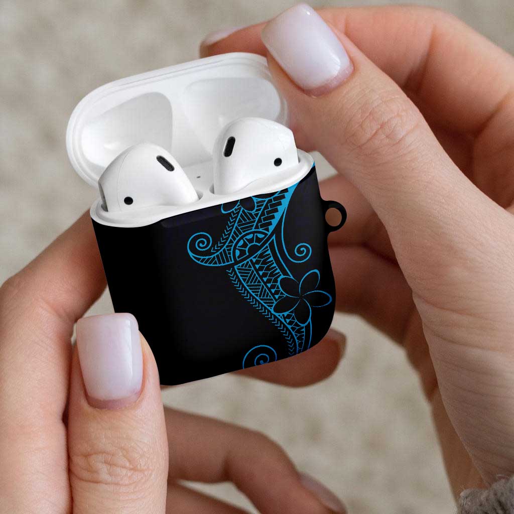 Black Blue Polynesian Tribal AirPods Case LT9 - Polynesian Pride