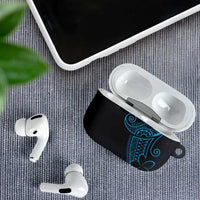 Black Blue Polynesian Tribal AirPods Case LT9 - Polynesian Pride