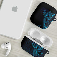 Black Blue Polynesian Tribal AirPods Case LT9 - Polynesian Pride