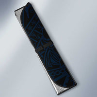 Black Blue Polynesian Tribal Auto Sun Shade LT9 - Polynesian Pride