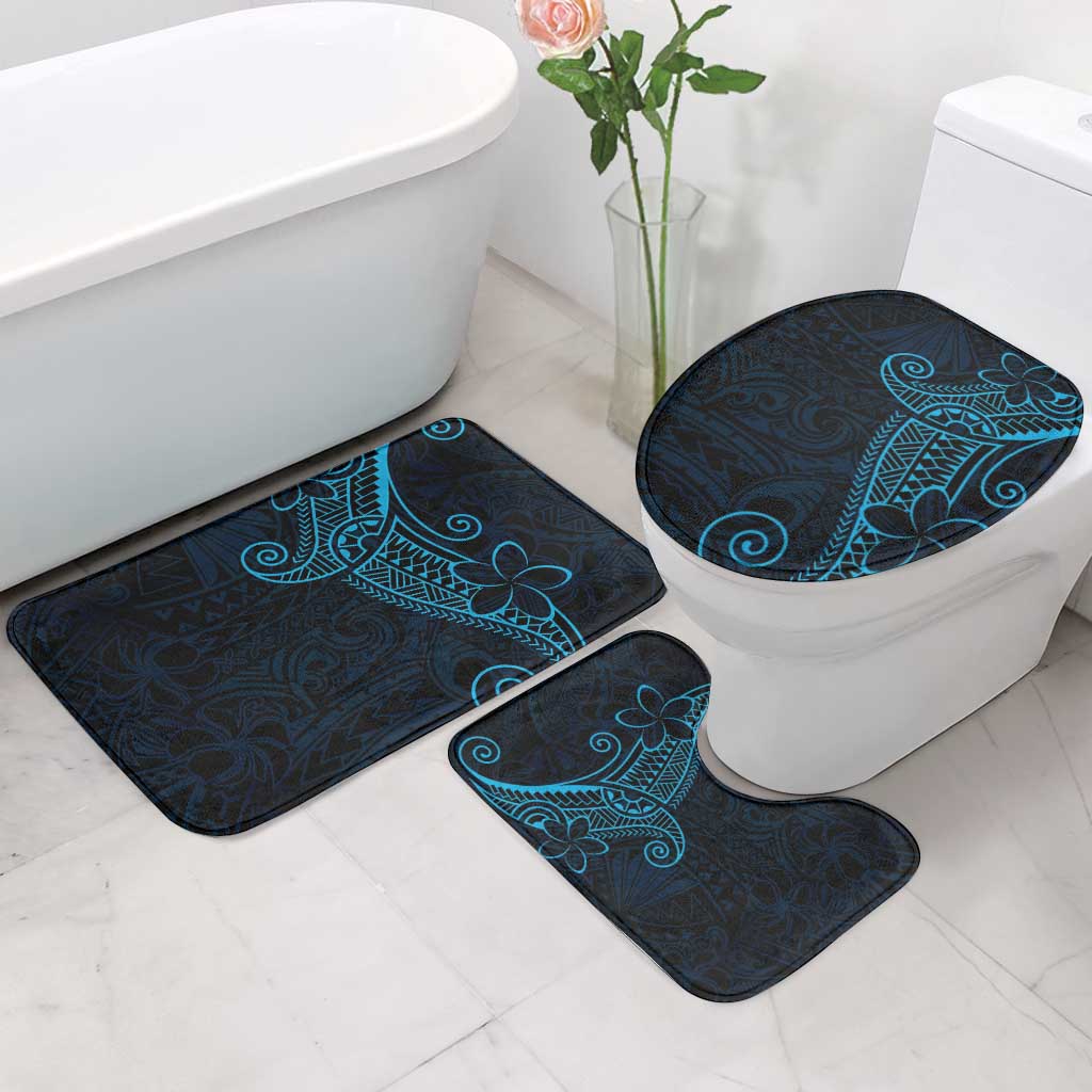 Black Blue Polynesian Tribal Bathroom Set LT9 - Polynesian Pride