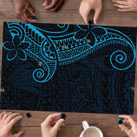Black Blue Polynesian Tribal Puzzle LT9 - Polynesian Pride
