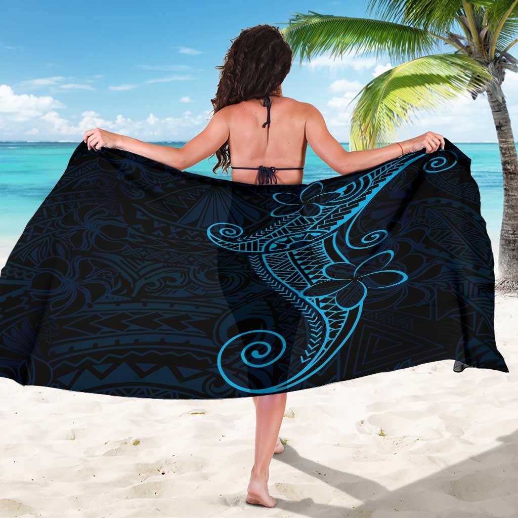 Black Blue Polynesian Tribal Sarong LT9 - Polynesian Pride