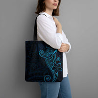 Black Blue Polynesian Tribal Tote Bag LT9 - Polynesian Pride