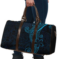 Black Blue Polynesian Tribal Travel Bag LT9 - Polynesian Pride