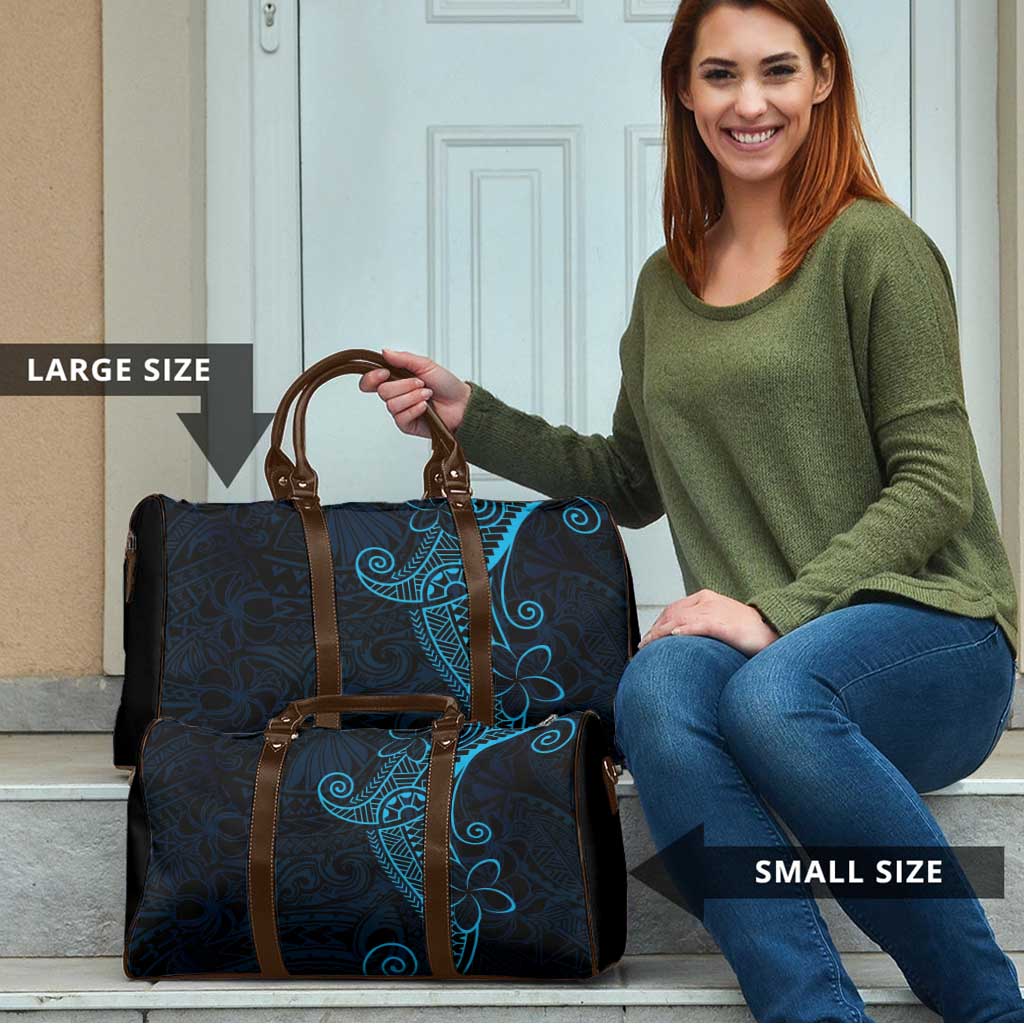 Black Blue Polynesian Tribal Travel Bag LT9 - Polynesian Pride