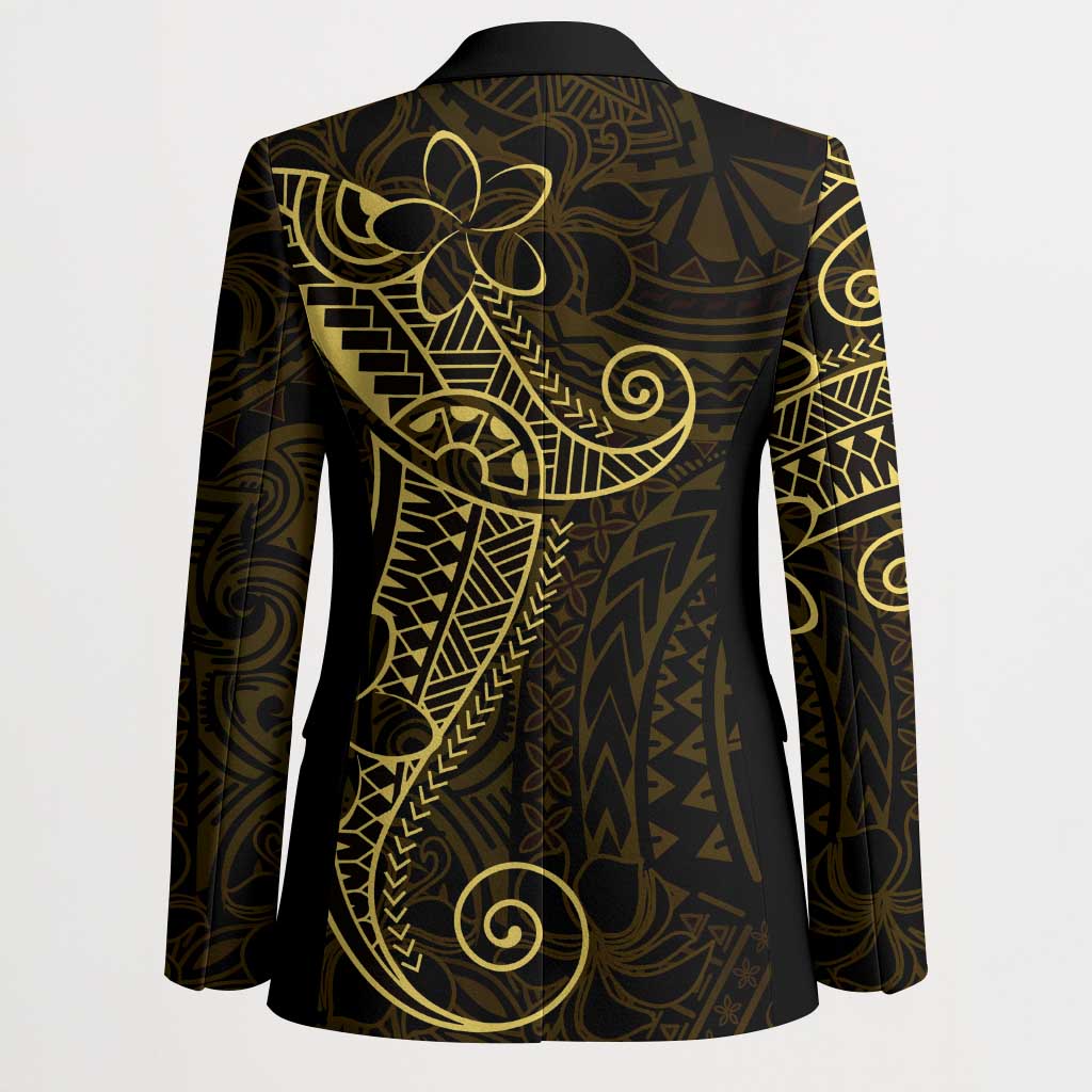 Black Gold Polynesian Tribal Blazer LT9 - Polynesian Pride