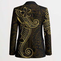 Black Gold Polynesian Tribal Blazer LT9 - Polynesian Pride