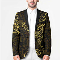 Black Gold Polynesian Tribal Blazer LT9 - Polynesian Pride