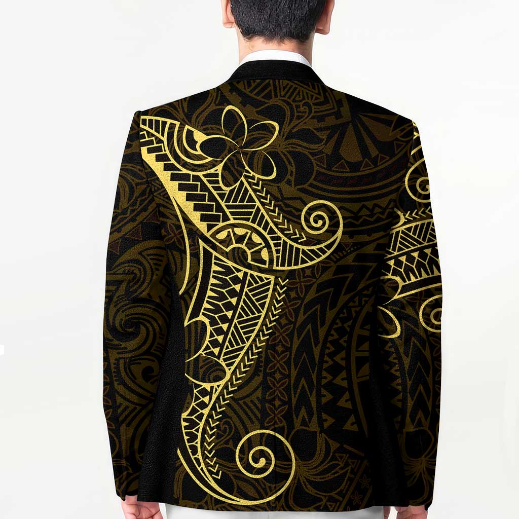Black Gold Polynesian Tribal Blazer LT9 - Polynesian Pride