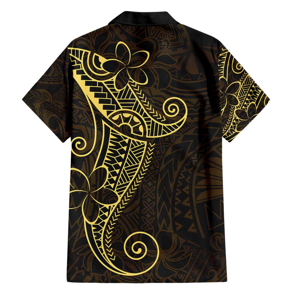Black Gold Polynesian Tribal Hawaiian Shirt LT9 - Polynesian Pride